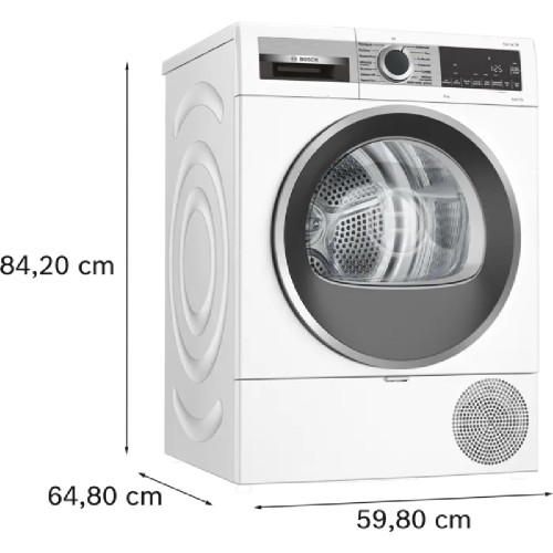 ΣΤΕΓΝΩΤΗΡΙΟ ΕΛΕΥΘΕΡΟ 60CM BOSCH WQG243B9GR S6 (9KG / C)